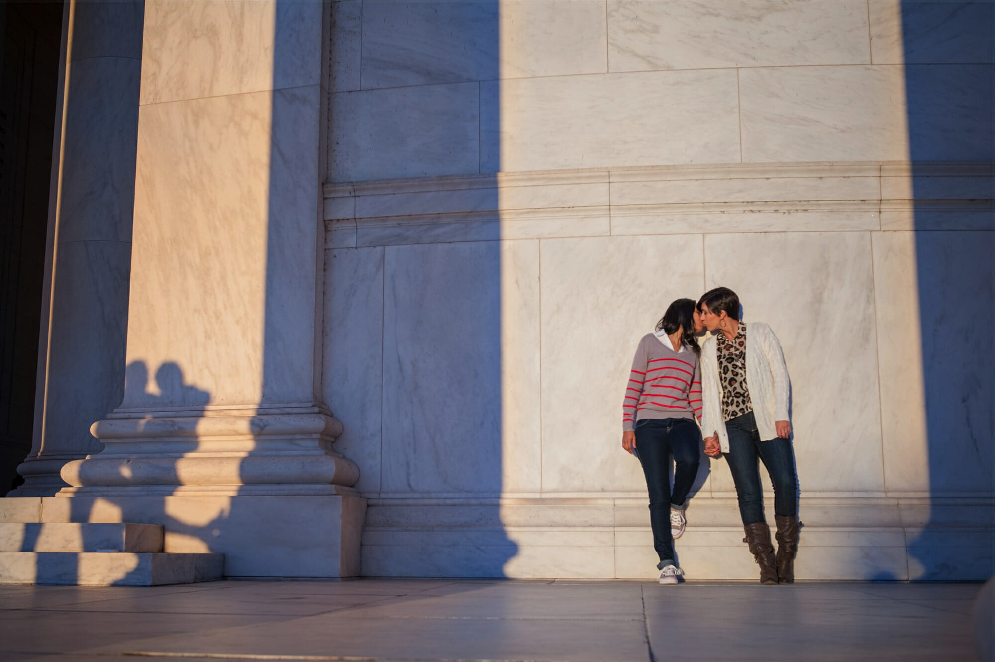 LGBT DC Engagement National Mall Jefferson Memorial