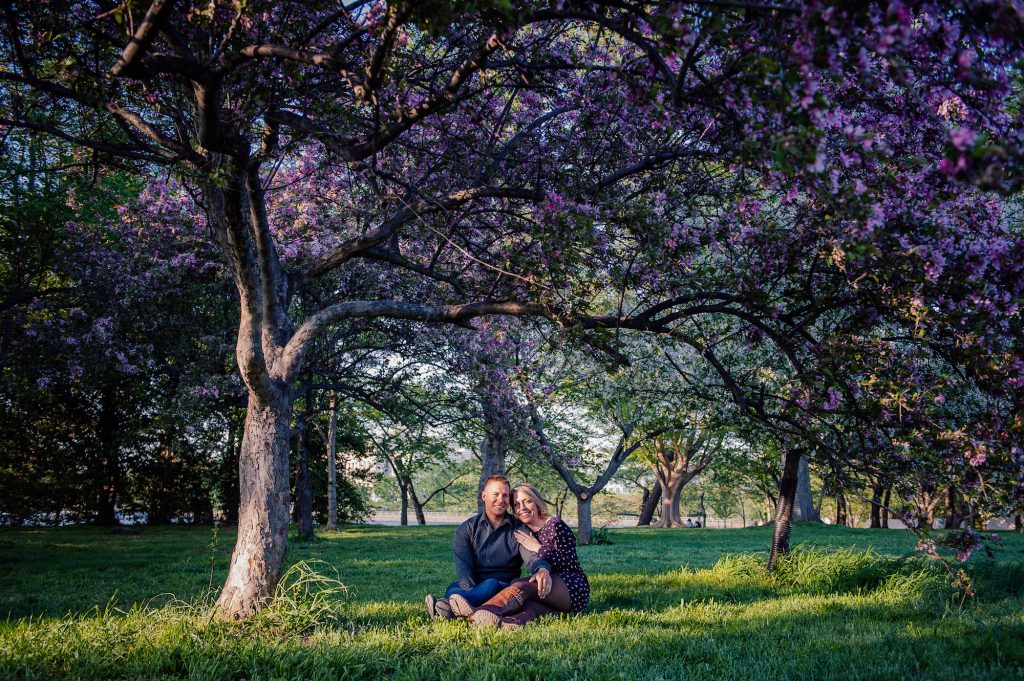 Washington DC Cherry Blossom Festival Engagement Shoot.