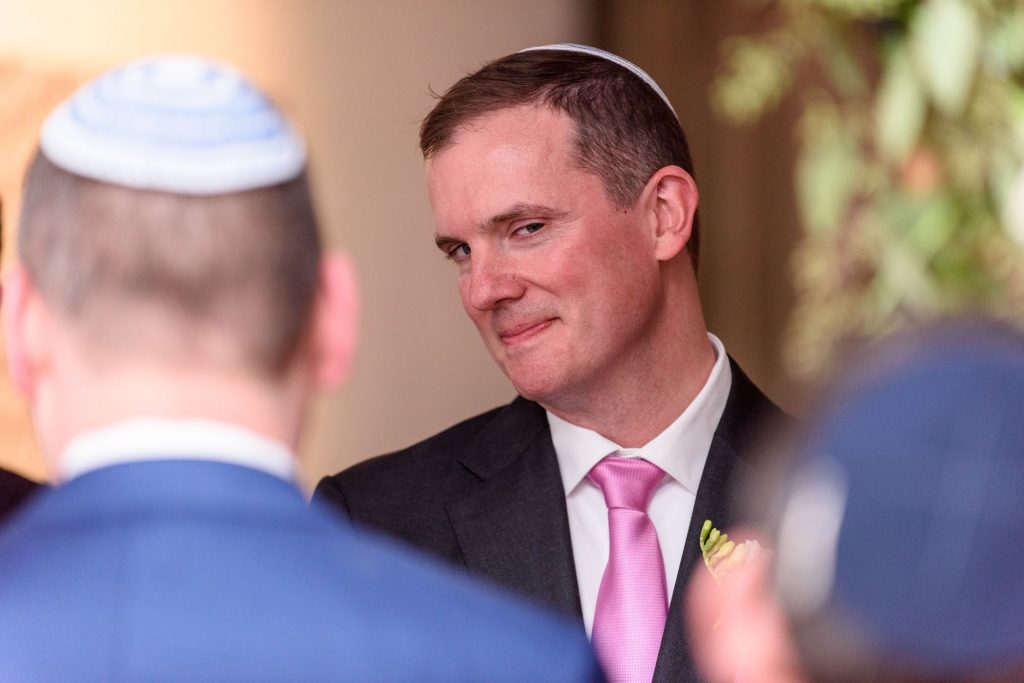Long View Gallery DC LGBT Wedding Portraits Two Grooms in Jewish Ceremony