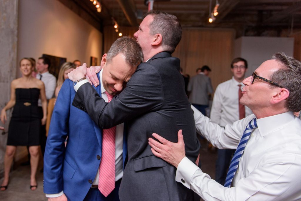 Long View Gallery DC LGBT Wedding Two Grooms Reception and Dancing